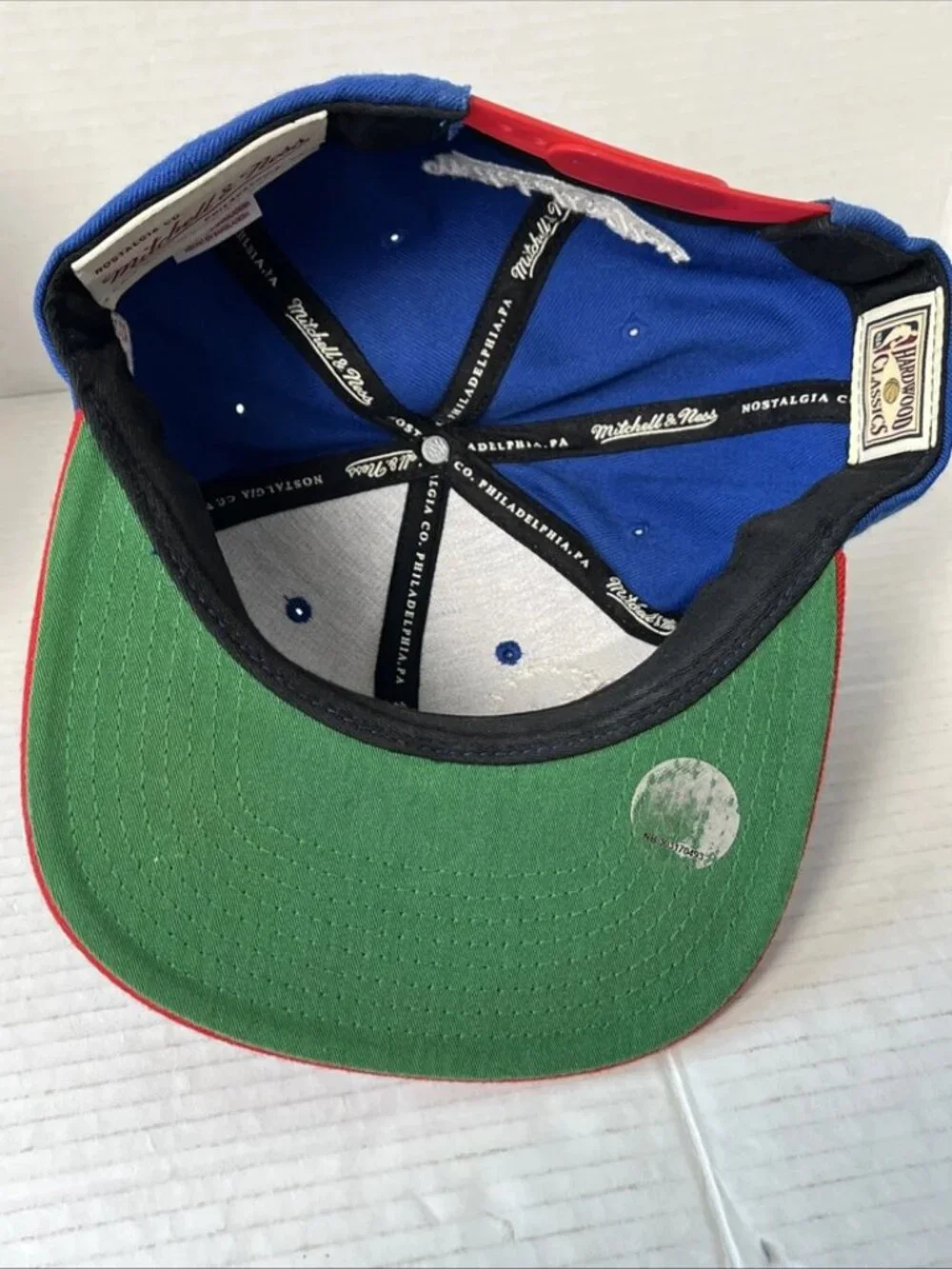 Mitchell & Ness Philadelphia 76ers Hardwood Classics Snapback Hat Lebron James